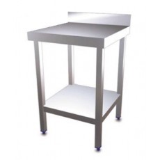 Tavolo da parete con acrilico 60 x 60 x 85 cm