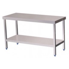 Mesa central con entrepaño 160 x 60 x 85 cm