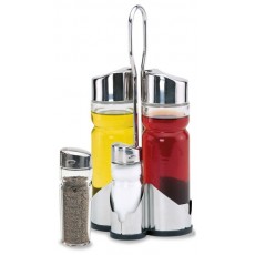 Crystal Vinegar 4 Pieces Stainless Support