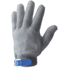 Guante malla de acero inoxidable L