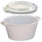 30 L basin food with lid.