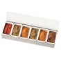 Spices stainless steel box. 6 compartments
