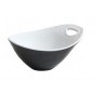Bowl Perpignan 12 x 10 x 6 cm. black-white