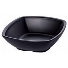 Square Bowl 8.5 cm Black