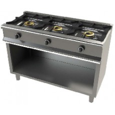 Cocina a Gas 3 Fuegos con mueble